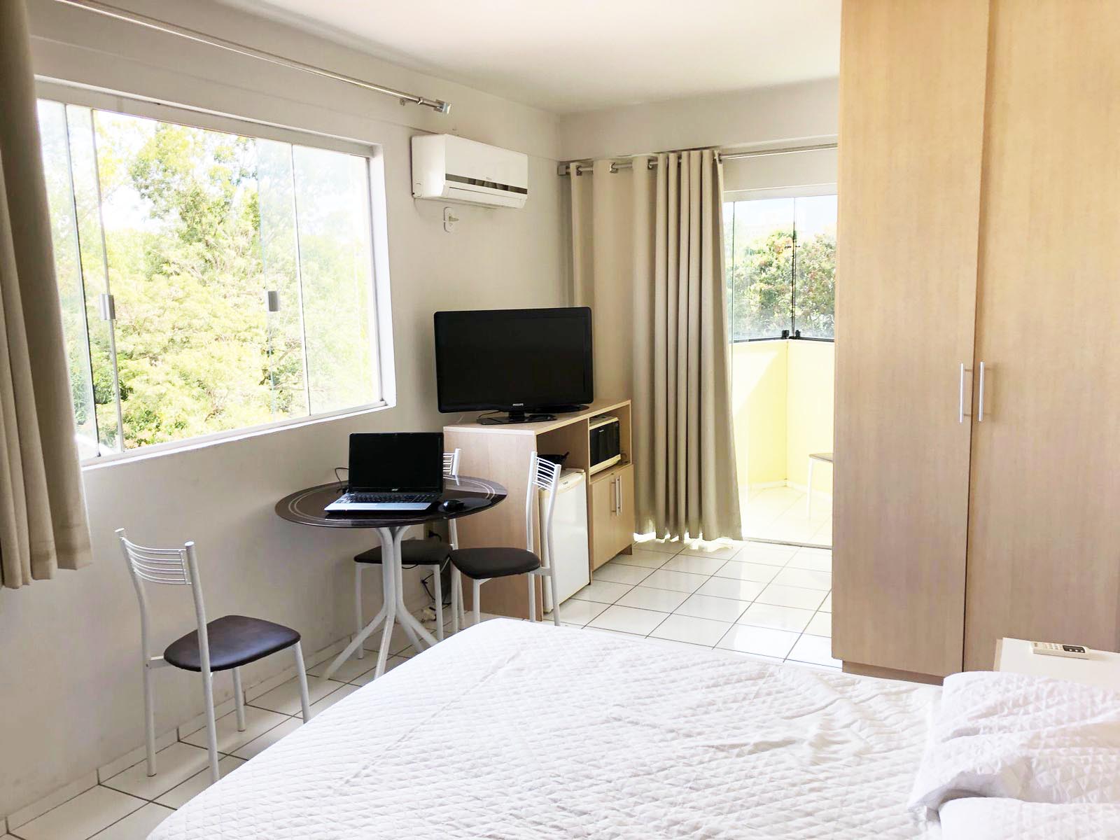 Flat 407 Acquaville I – Com sacada